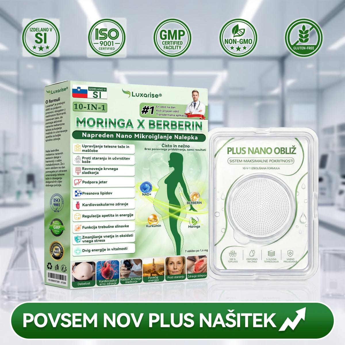 【Popolnoma nov flaster PLUS】✨✨𝑳𝒖𝒙𝒂𝙧𝙞𝙨𝙚® 𝑴𝒐𝒓𝒊𝒏𝒈𝒂 𝑿 𝑩𝒆𝒓𝒃𝒆𝒓𝒊𝒏 10-𝑰𝒏-1 𝑵𝒂𝒑𝒓𝒆𝒅𝒆𝒏 𝑵𝒂𝘯𝘰 𝑴𝒊𝒌𝒓𝒐𝒊𝒈𝒍𝒂𝒏𝒋𝒆 𝑵𝒂𝒍𝒆𝒑𝒌𝒂 (𝑬𝒏𝒌𝒓𝒂𝒕 𝒅𝒏𝒆𝒗𝒏𝒐, 𝒗𝒊𝒅𝒏𝒆 𝒔𝒑𝒓𝒆𝒎𝒆𝒎𝒃𝒆 𝒗 7 𝒅𝒏𝒆𝒉) ✅ 𝑫𝒆𝒃𝒆𝒍𝒐𝒔𝒕, 𝒔𝒍𝒂𝒅𝒌𝒐𝒓𝒏𝒂 𝒃𝒐𝒍𝒆𝒛𝒆𝒏, 𝒂𝒑𝒏𝒆𝒋𝒂 𝒎𝒆𝒅 𝒔𝒑𝒂𝒏𝒋𝒆𝒎 𝒊𝒏 𝒕𝒆ž𝒂𝒗𝒆 𝒔 𝒔𝒌𝒍𝒆𝒑𝒊